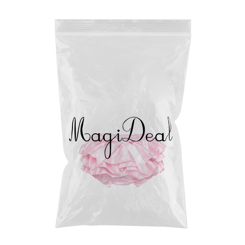 Baby Girls Soft Cotton Satin Diaper Cover Bloomers 3-6M Pink