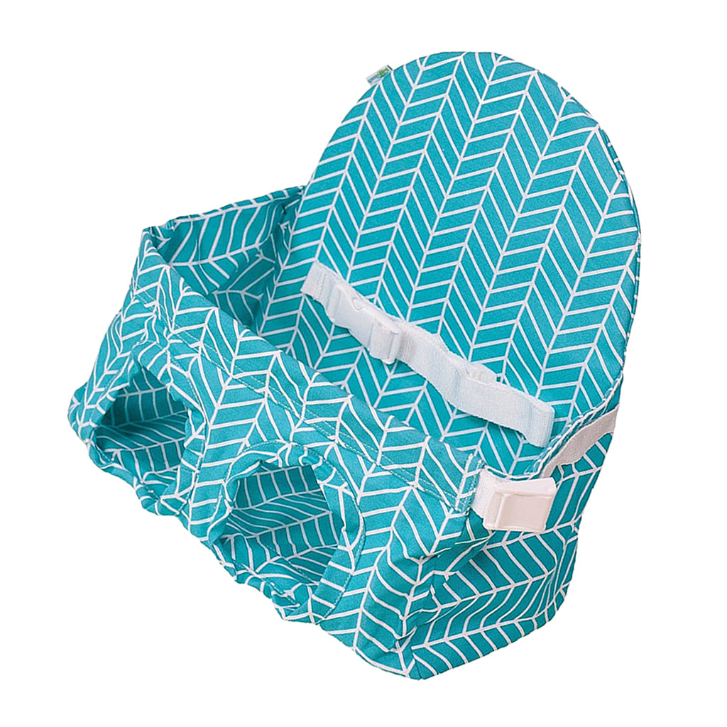 Foldable Baby Shopping Cart Cushion Toddler Kids Trolley Chair Seat Mat Blue