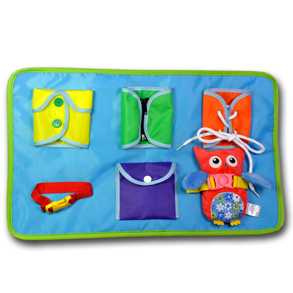 Baby Learn to Dress Boards Early Learning Basic Life Skills Toy