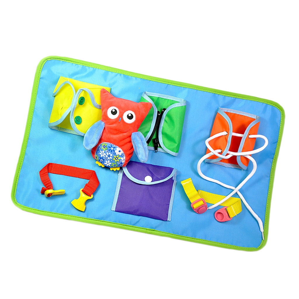Baby Learn to Dress Boards Early Learning Basic Life Skills Toy