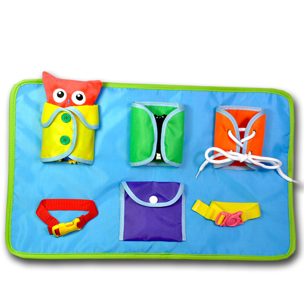 Baby Learn to Dress Boards Early Learning Basic Life Skills Toy