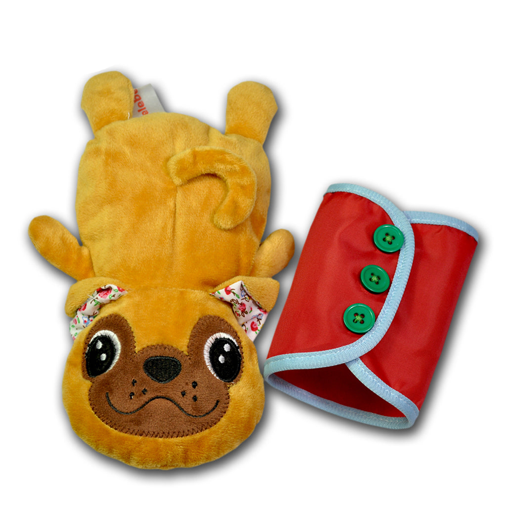 Baby Kids Learn to Dress Boards Early Learning Basic Life Skills Toys - Zip, Snap, Button, Lace