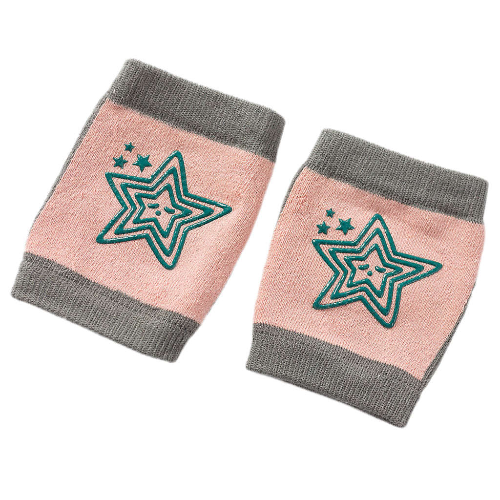 Breathable Cotton Baby Elbows Non-Slip Children's Knee Pads Pink