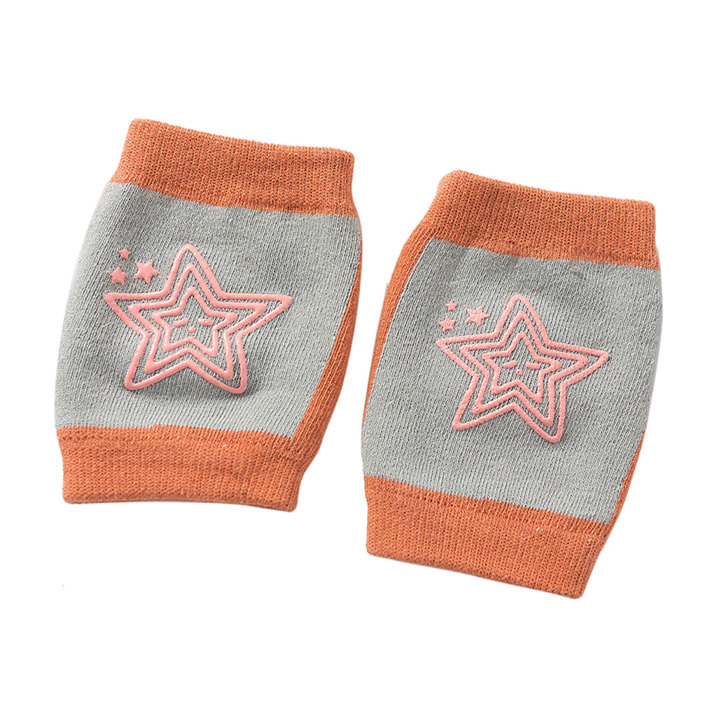 Breathable Cotton Baby Elbows Non-Slip Children's Knee Pads Light grey