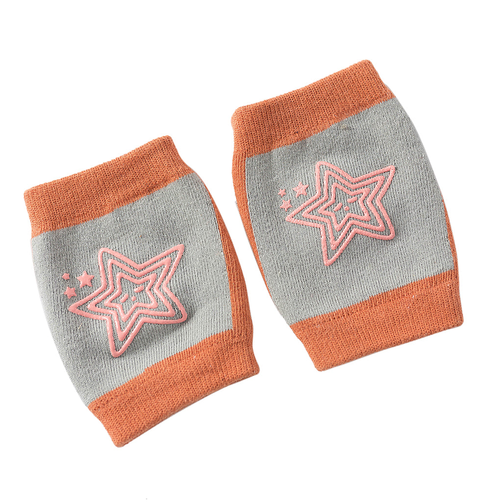 Breathable Cotton Baby Elbows Non-Slip Children's Knee Pads Light grey