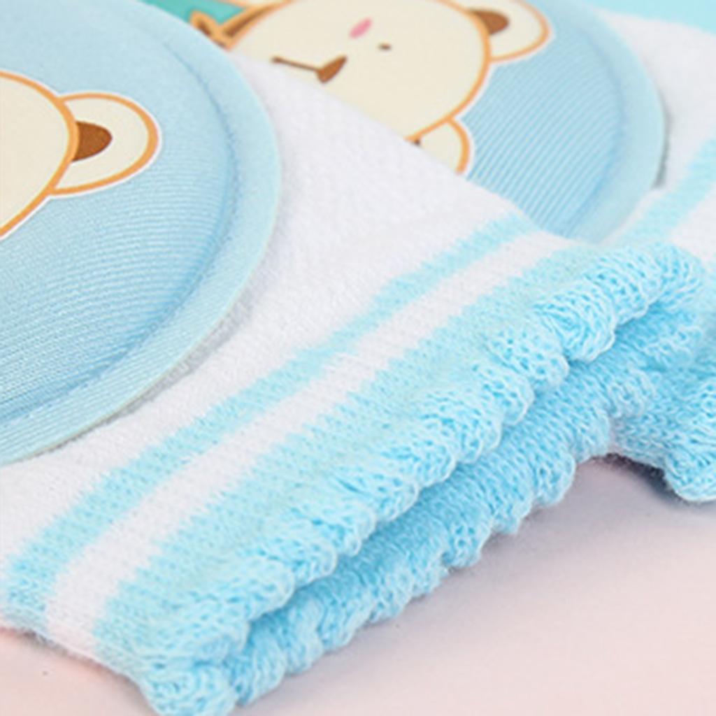 Kids Soft Anti-slip Elbow Cushion Crawling Knee Pad Blue Bear