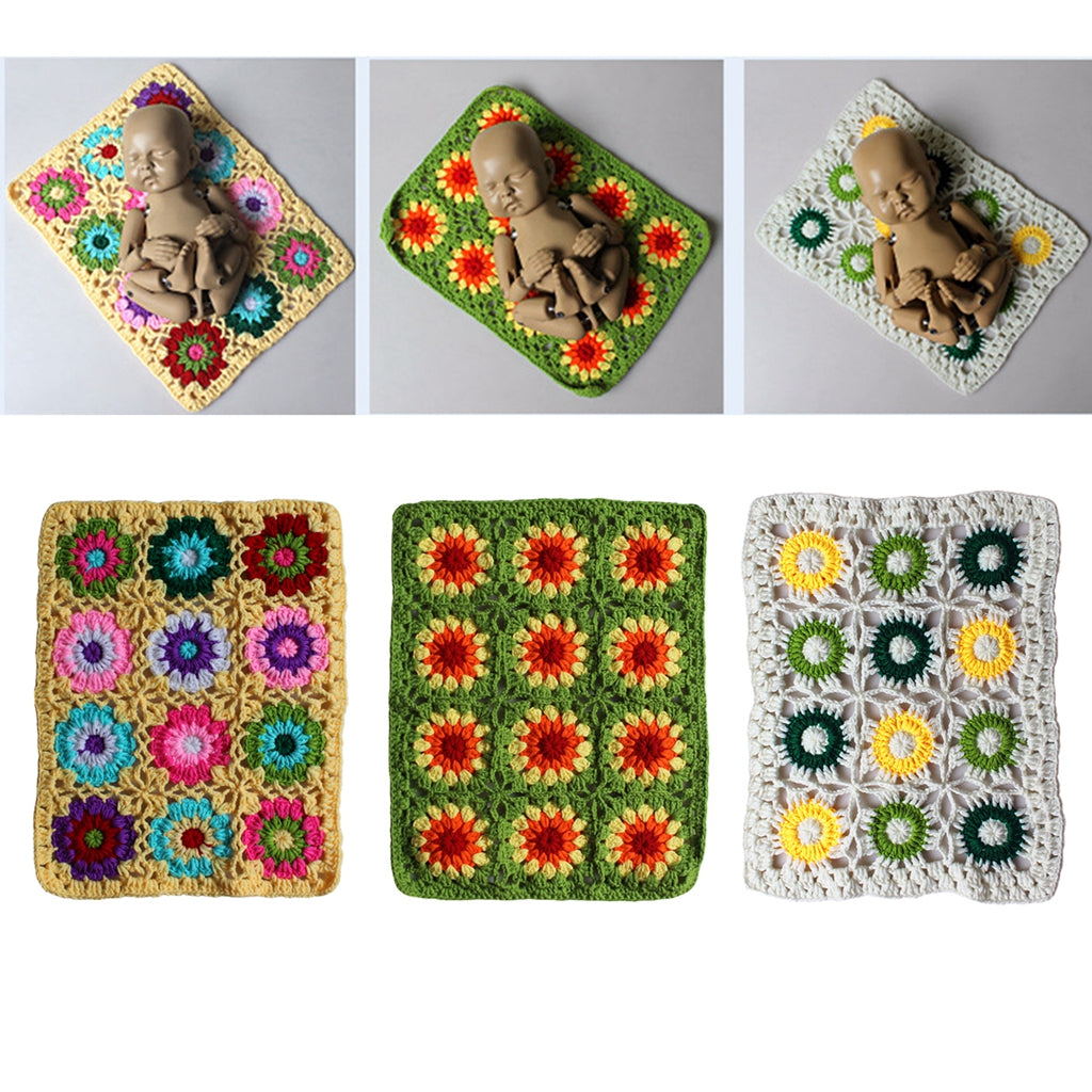 Newborn Baby Kids Photography Props Blanket Baby Photo Wool Blanket Yellow