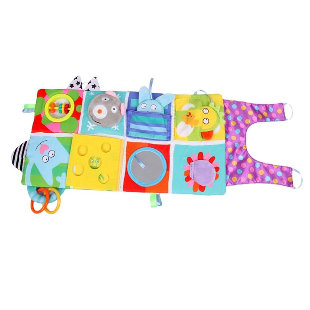 Infant Music Comfort Bed Hanging Around Bear Cloth Book Bed Bell