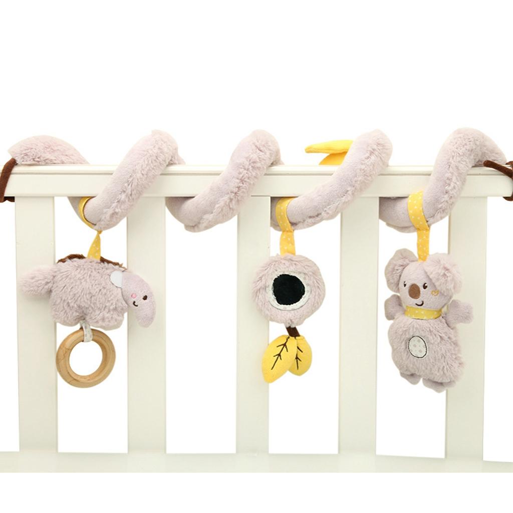 Baby Boys Girls Pram Handbell Stroller Hanging Plush Toy Koala