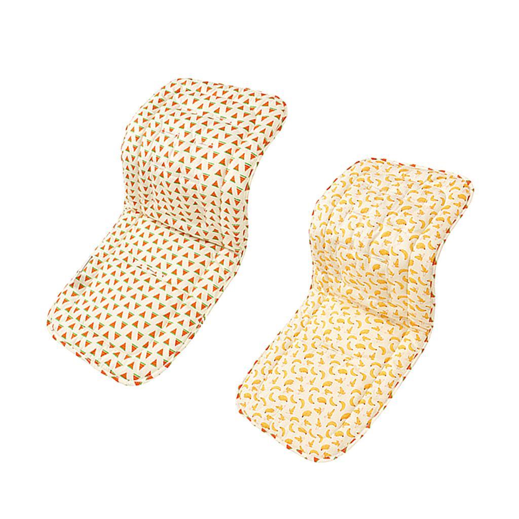 Universal Baby Stroller Pram Liner Cushion Pad Mat Banana