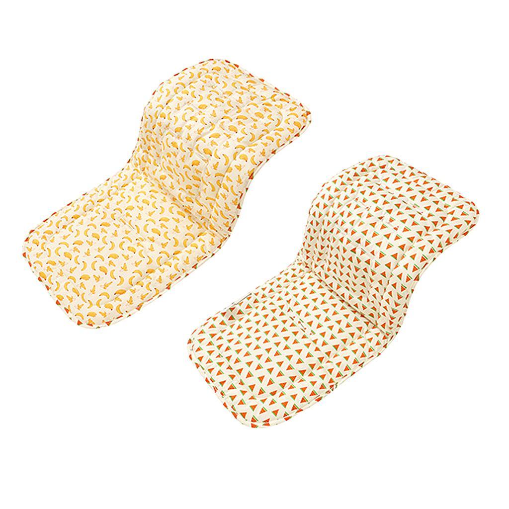 Universal Baby Stroller Pram Liner Cushion Pad Mat Banana