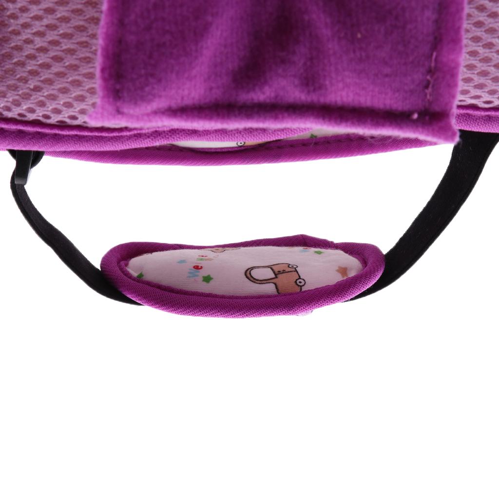 Baby Infant Toddlers Protection Cap Shatter-Resistant Head Cap Purple pig