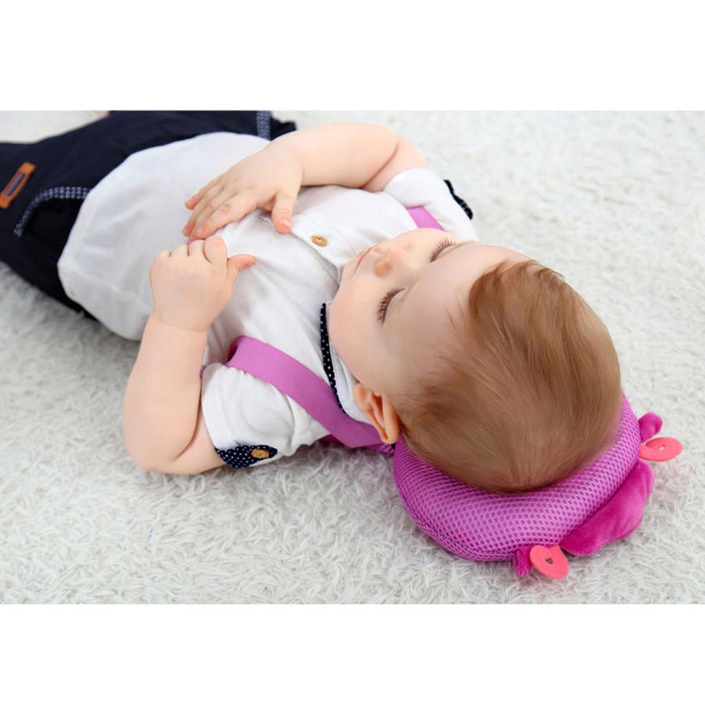 Baby Head Protector Safety Pad Cushion Kids Back Protection Purple Deer