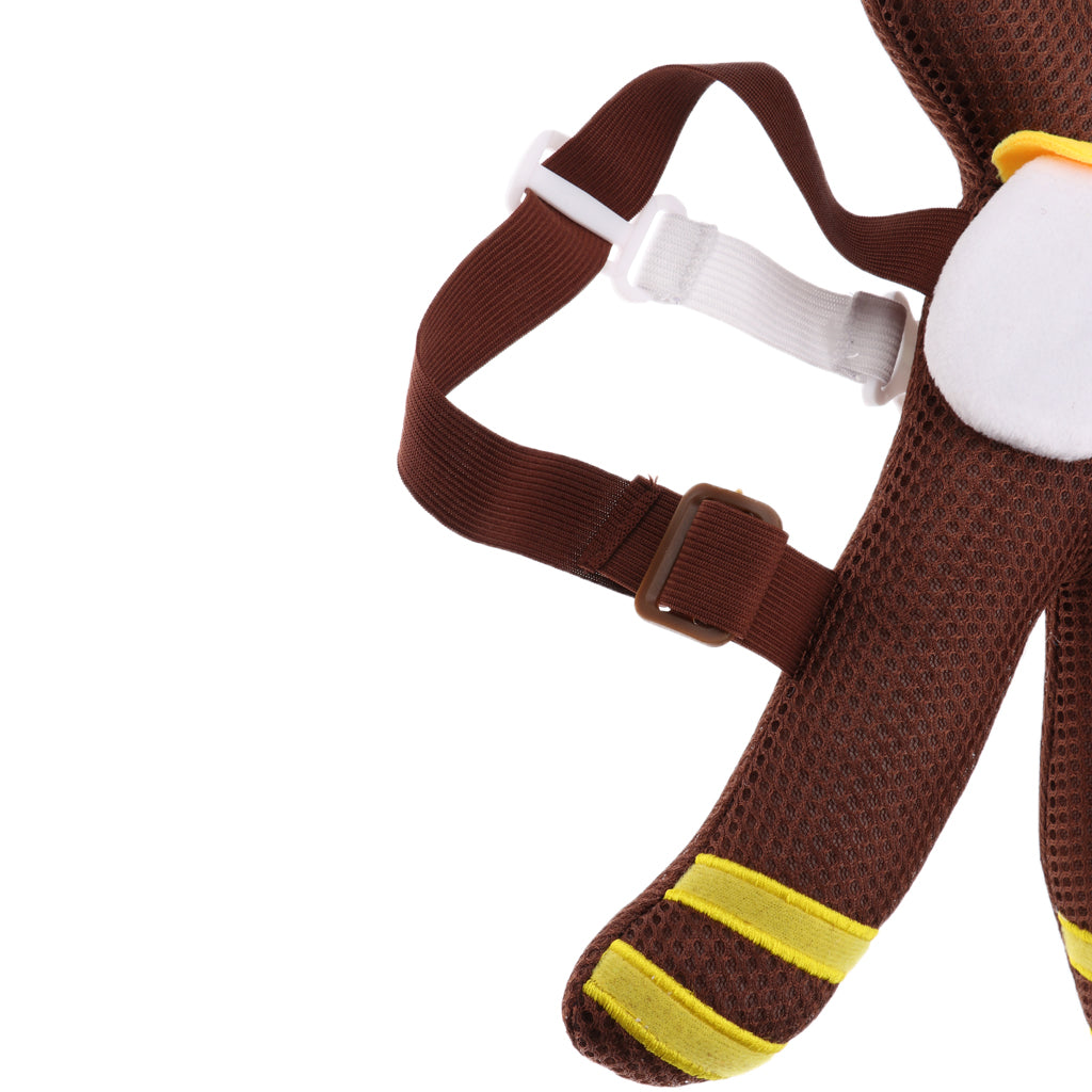 Baby Head Protector Safety Pad Cushion Kids Back Protection Coffee Bee