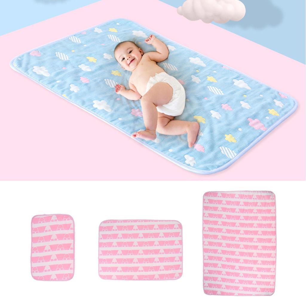 Baby Waterproof Cotton Urine Mat Nappy Bed Changing Diaper Pad 30x45cm Crown