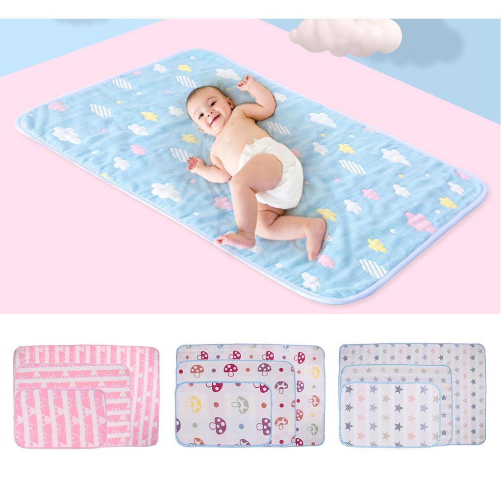 Baby Waterproof Cotton Urine Mat Nappy Bed Changing Diaper Pad 30x45cm Crown