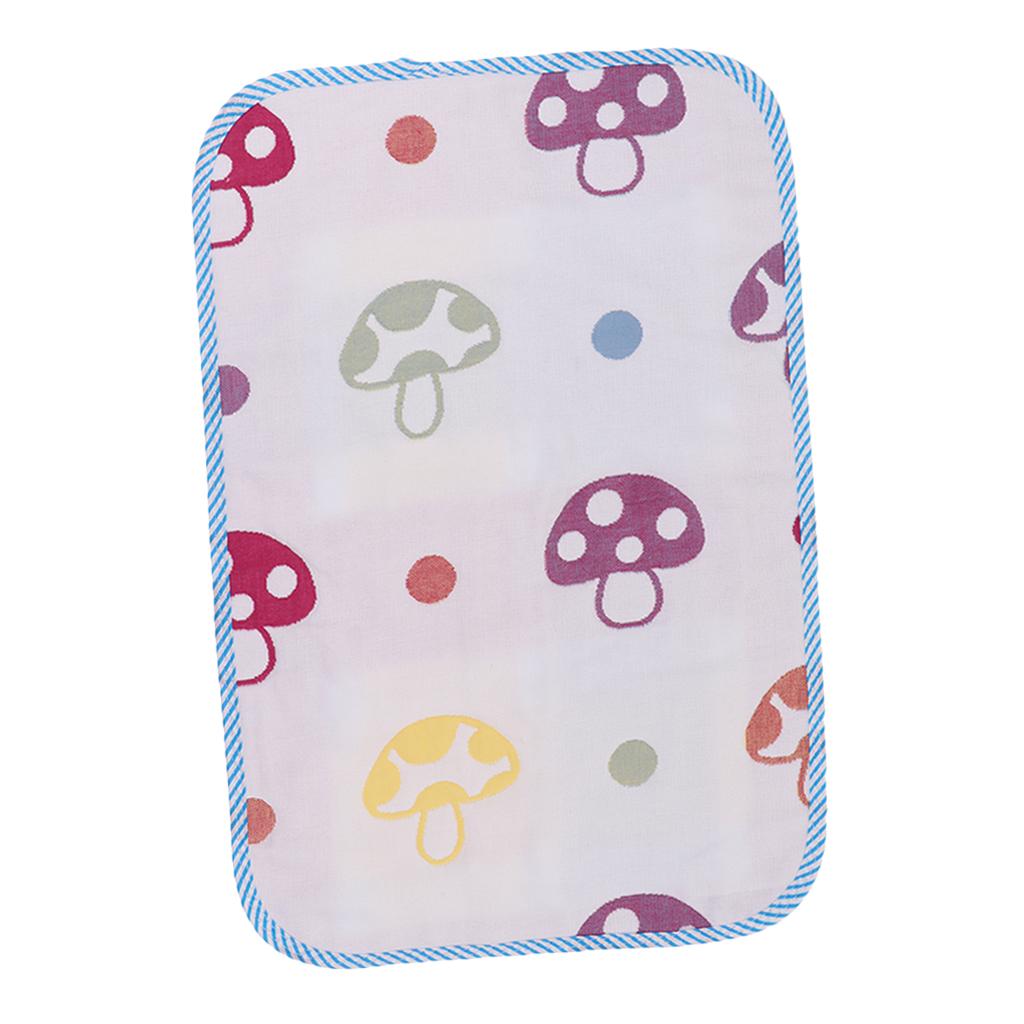 Baby Waterproof Cotton Urine Mat Nappy Bed Changing Diaper Pad 30x45cm Mushroom