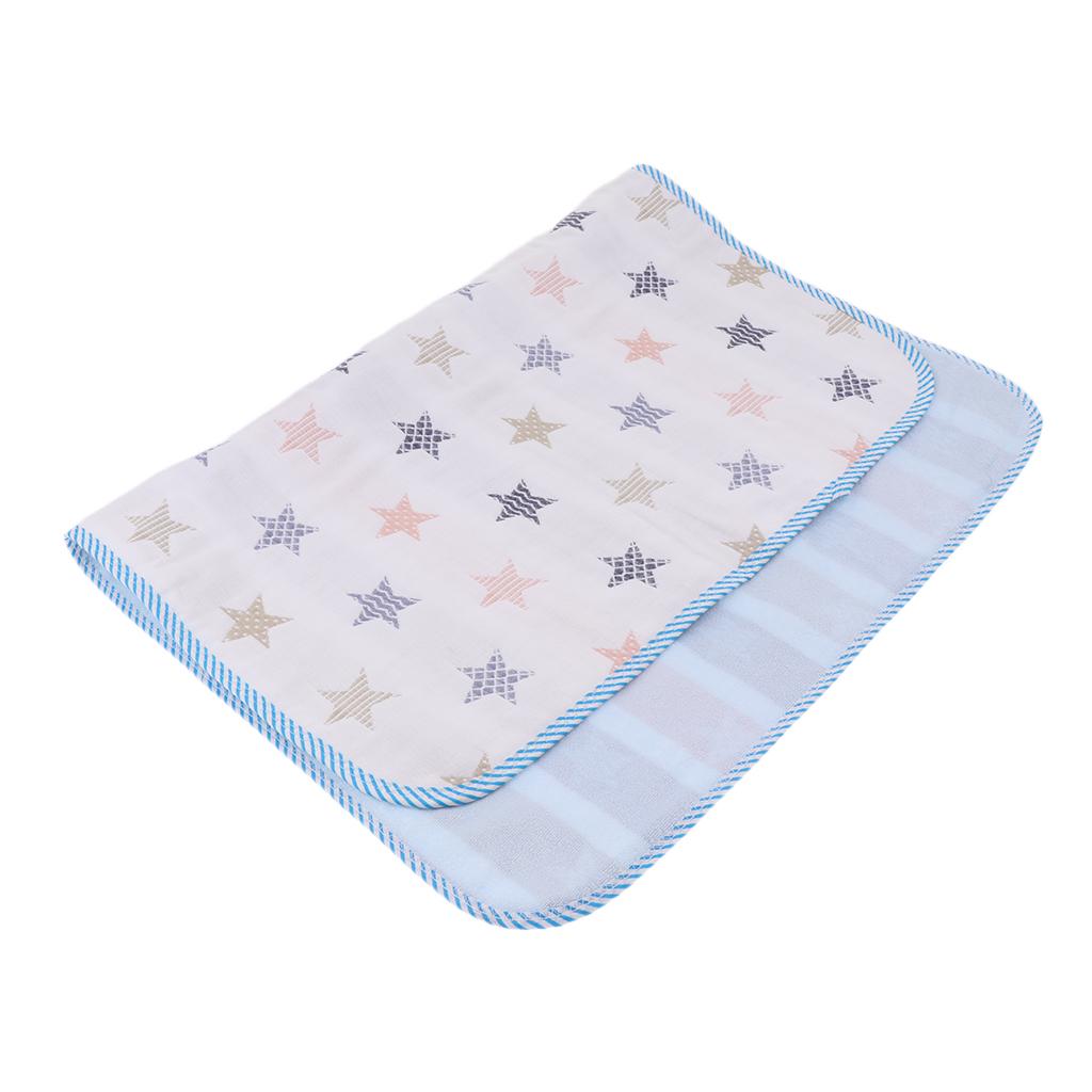 Baby Waterproof Cotton Urine Mat Nappy Bed Changing Diaper Pad 50x70cm Star