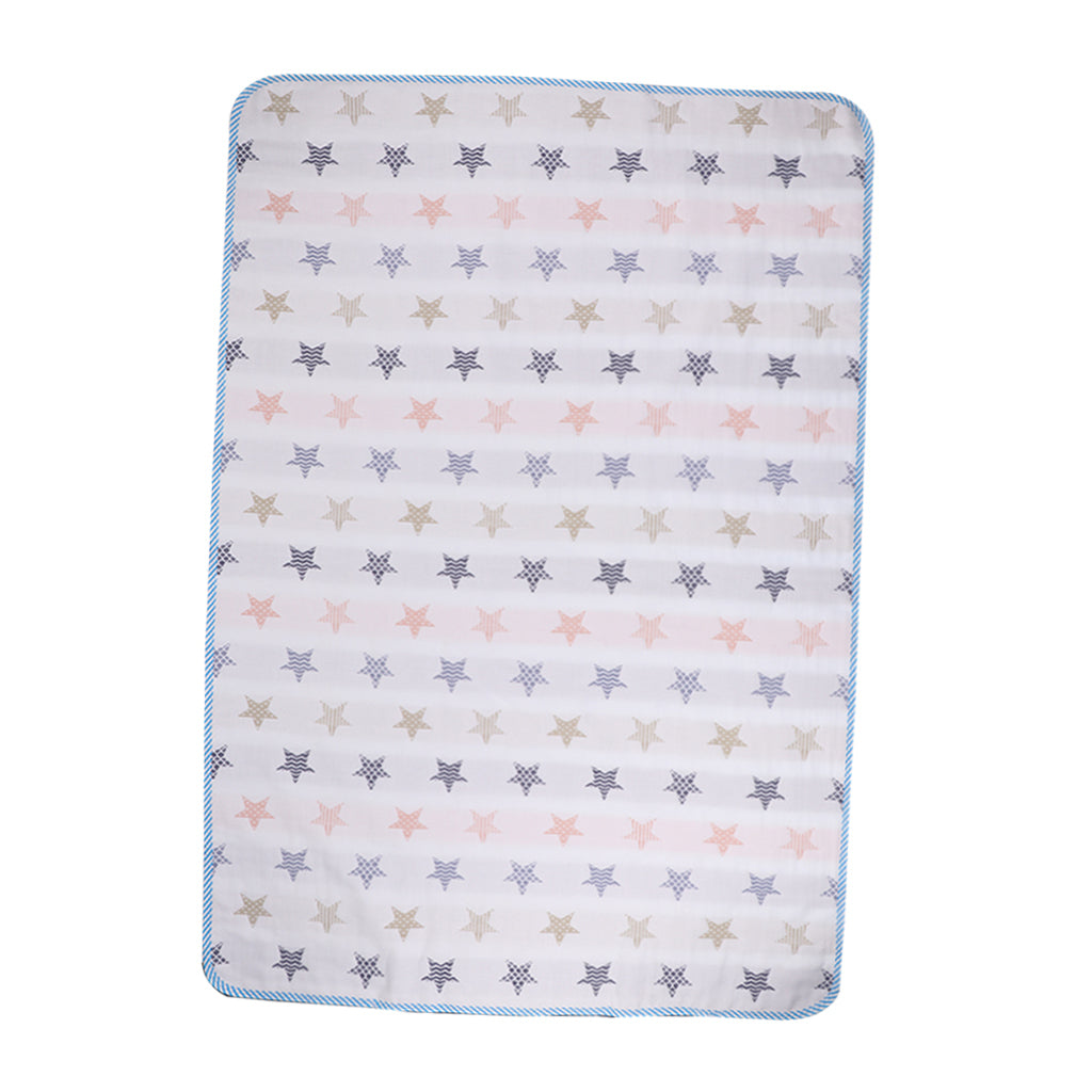 Baby Waterproof Cotton Urine Mat Nappy Bed Changing Diaper Pad 70x100cm Star