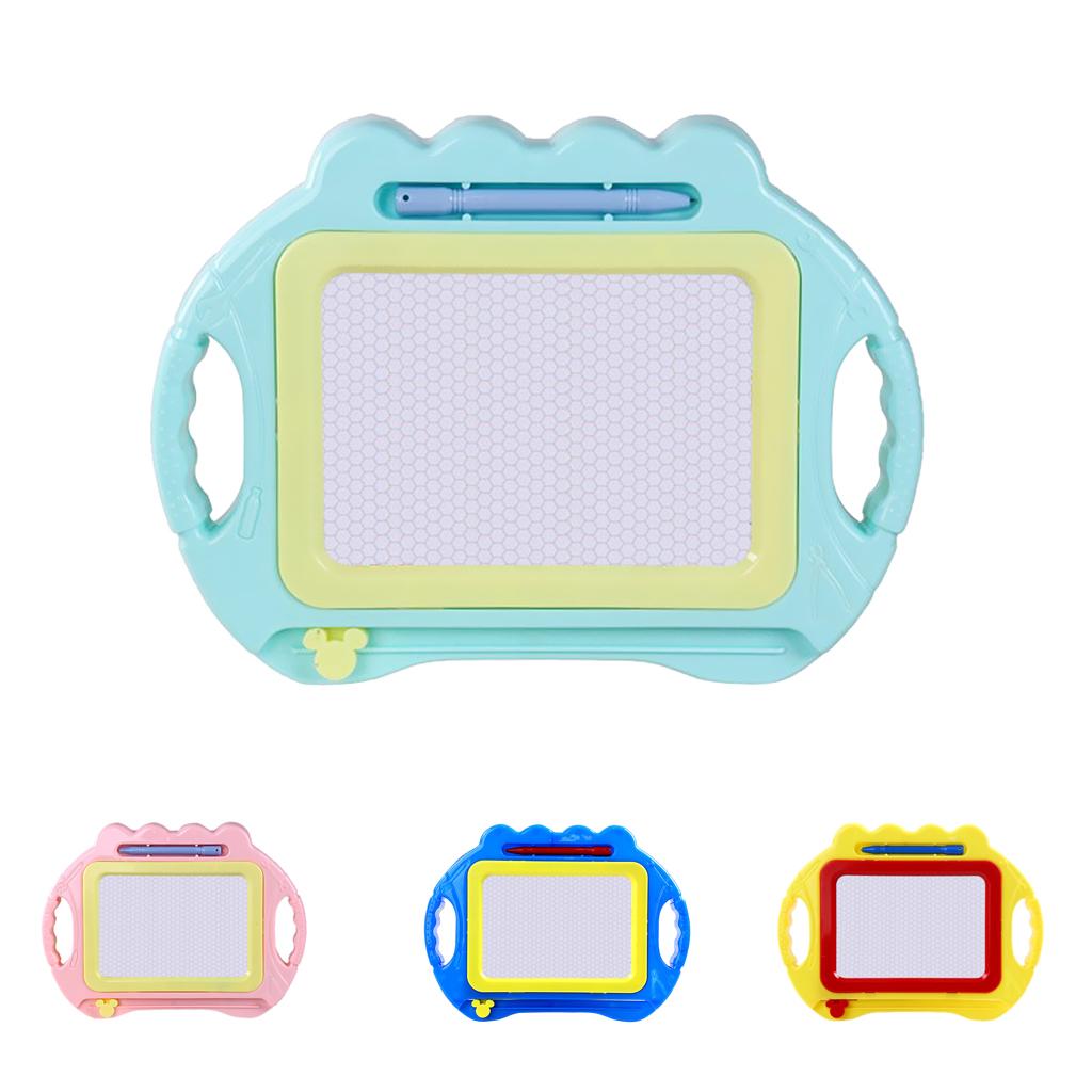 Children's Magnetic Drawing Board Puzzle Early Education Toys Cyan