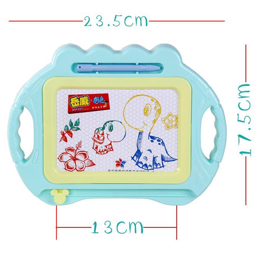 Children's Magnetic Drawing Board Puzzle Early Education Toys Cyan