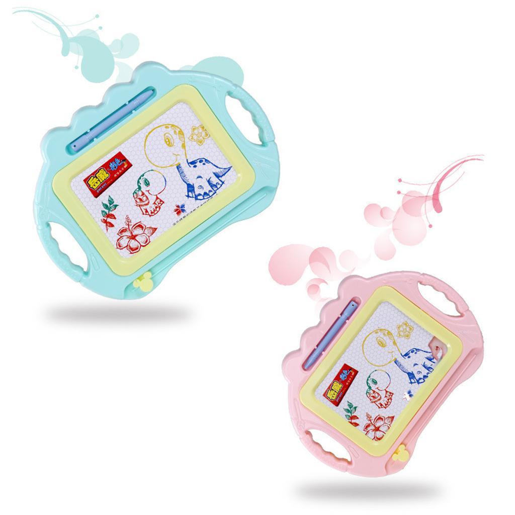 Children's Magnetic Drawing Board Puzzle Early Education Toys Cyan
