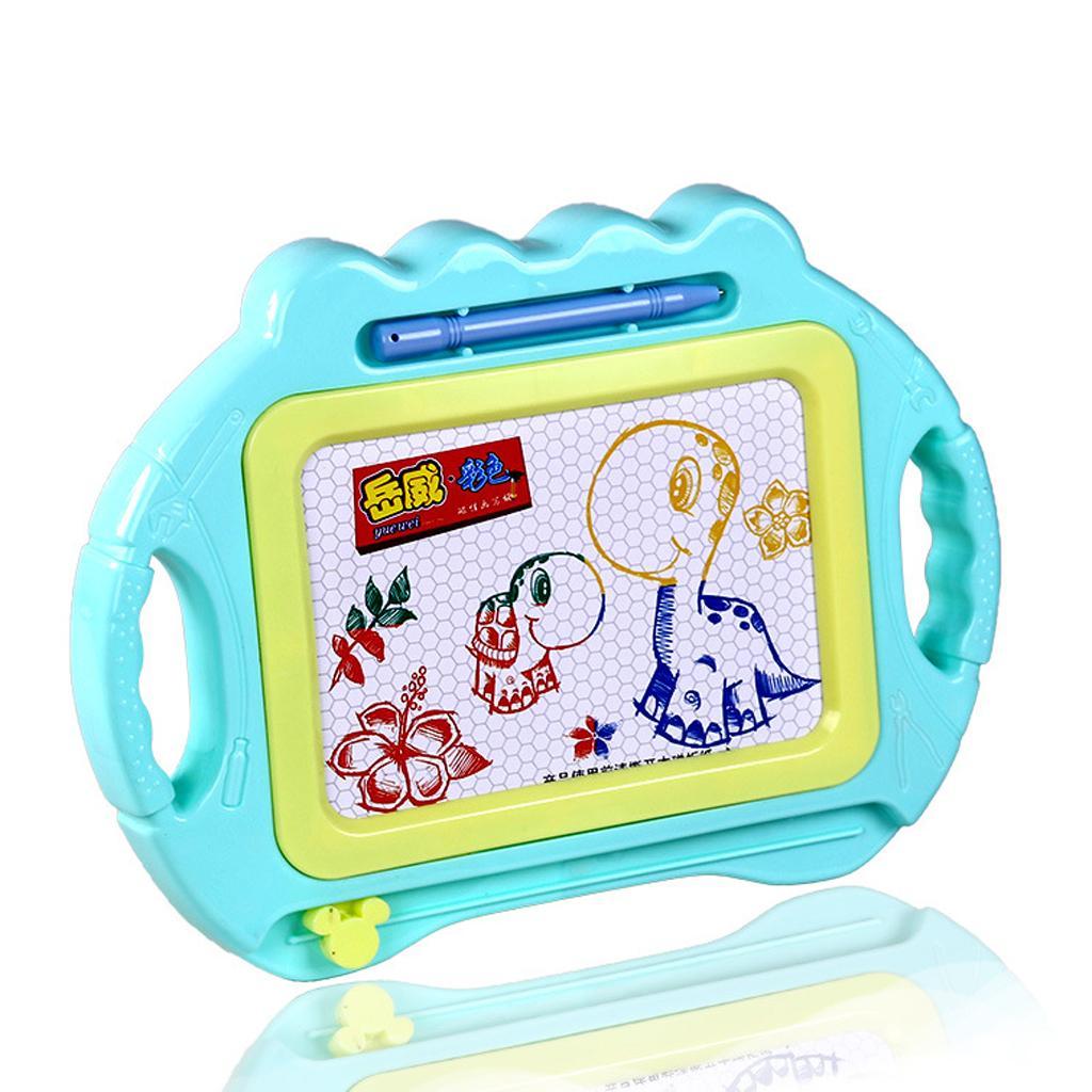 Children's Magnetic Drawing Board Puzzle Early Education Toys Cyan