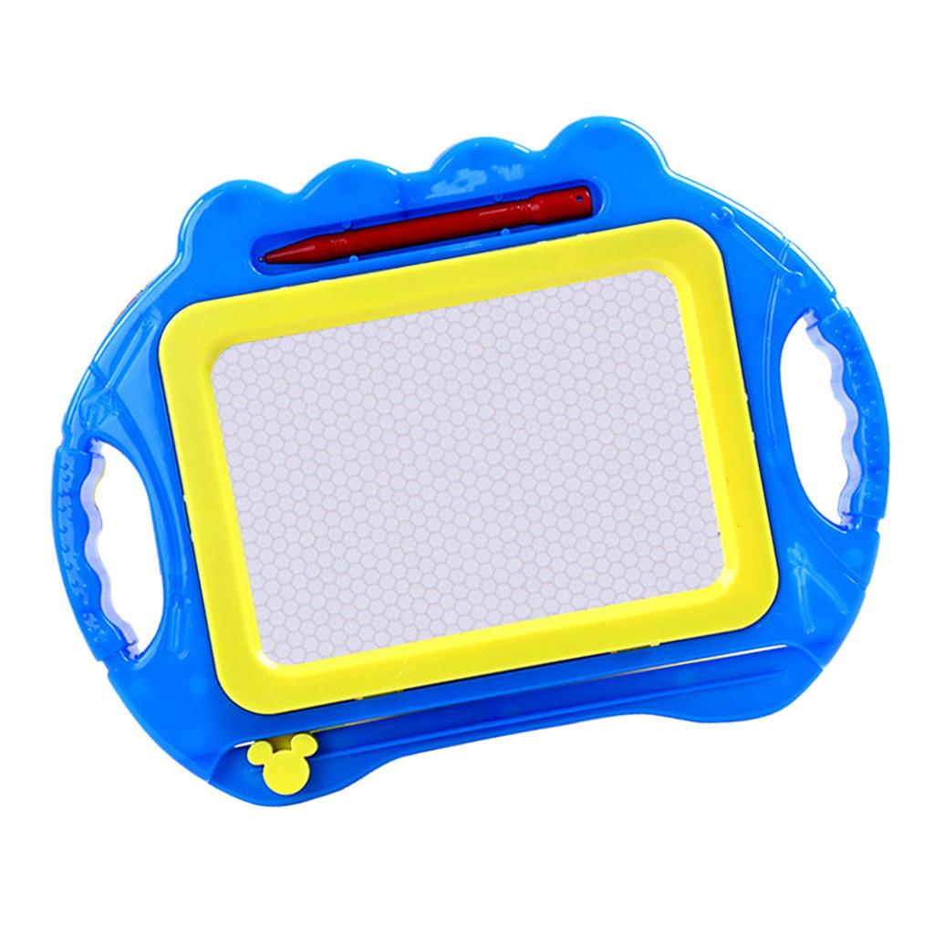 Children's Magnetic Drawing Board Puzzle Early Education Toys Blue