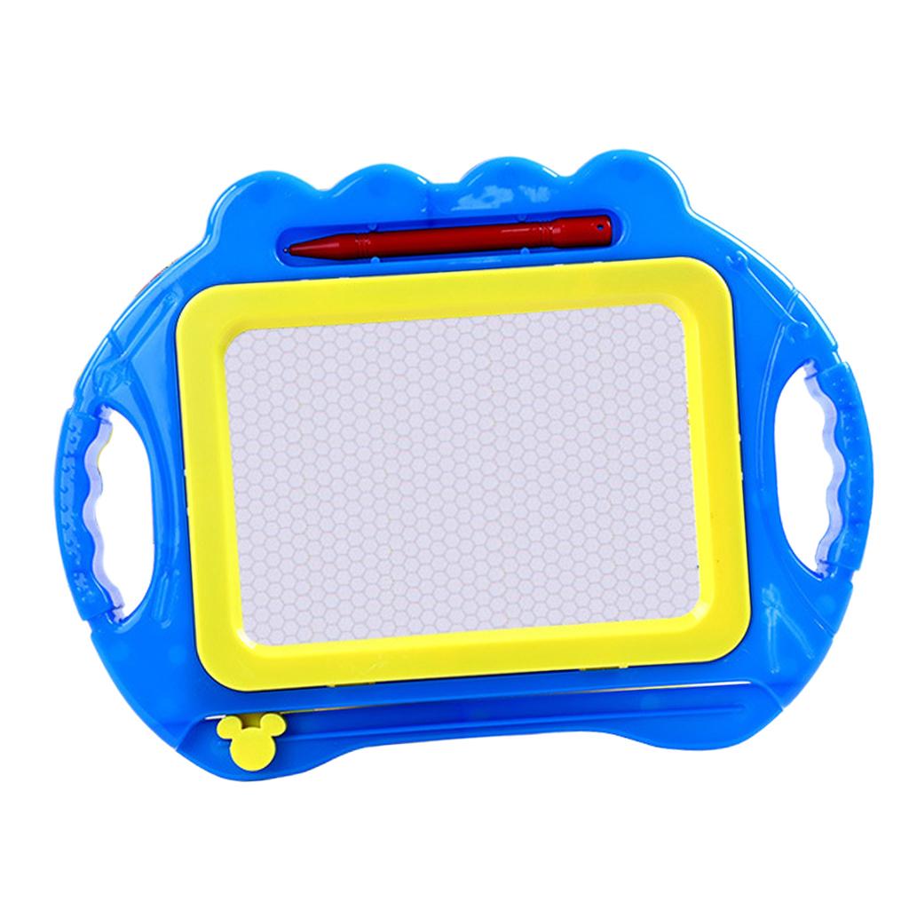 Children's Magnetic Drawing Board Puzzle Early Education Toys Blue