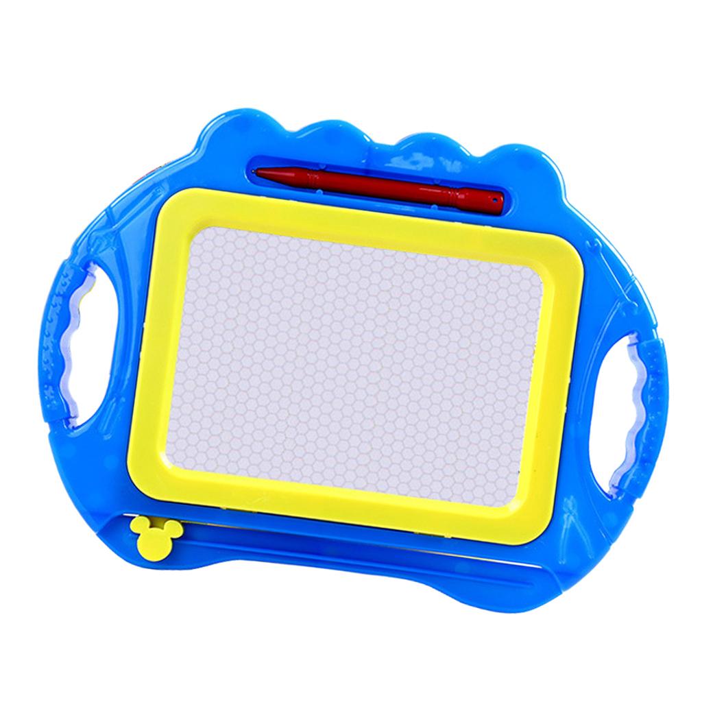 Children's Magnetic Drawing Board Puzzle Early Education Toys Blue
