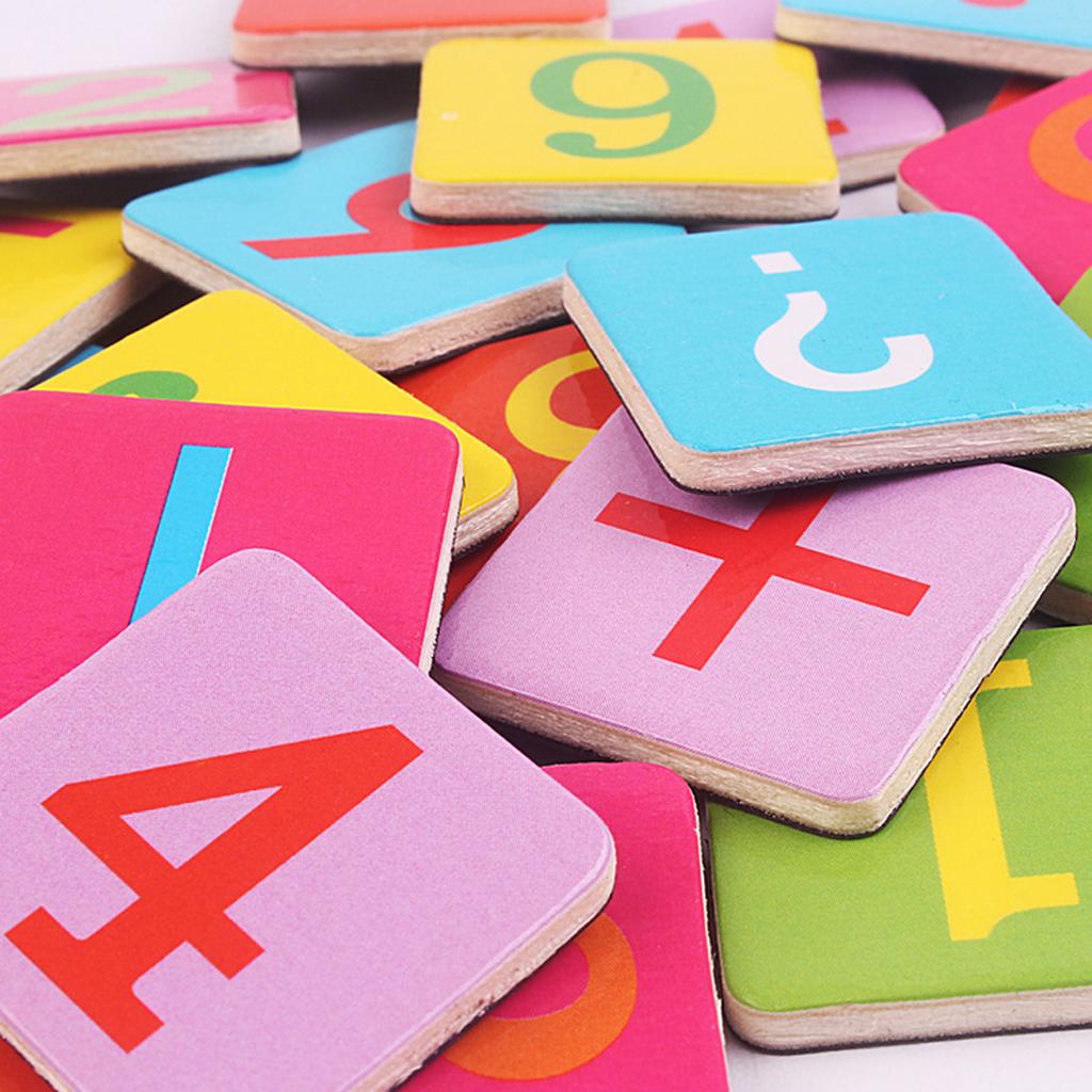 Wooden Toys Arithmetic Learning Box Educational Montessori Materials Math Toys