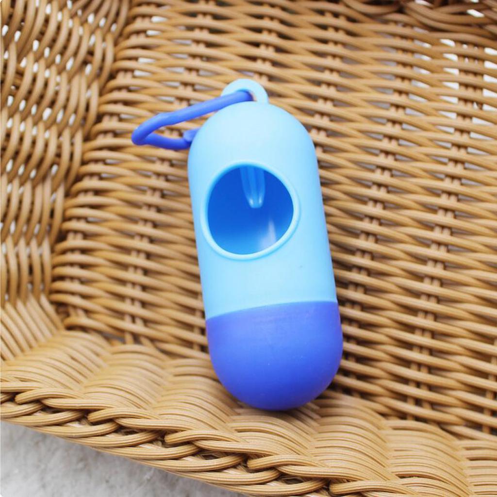 Portable Baby Diaper Nappy Discarded Bag Box Dispenser Holder Blue