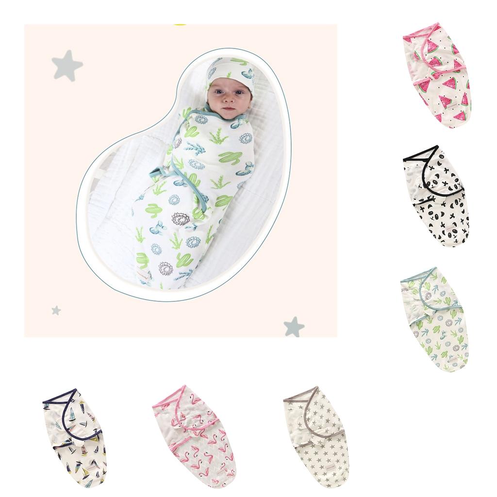 Baby Infant Swaddle Wrap Blanket Sleeping Bag Flamingo (0-3M)