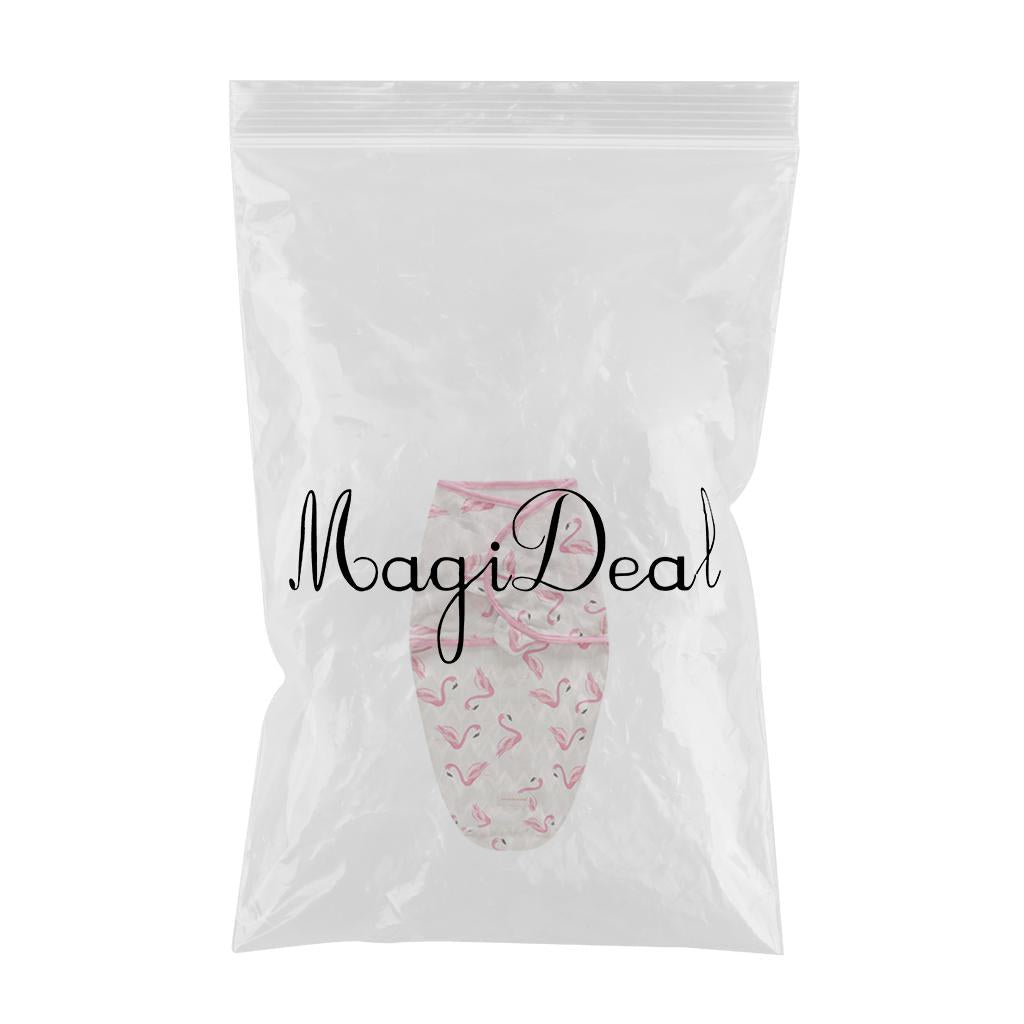 Baby Infant Swaddle Wrap Blanket Sleeping Bag Flamingo (0-6M)