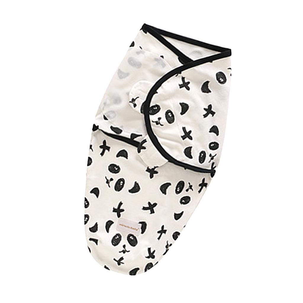 Baby Infant Swaddle Wrap Blanket Sleeping Bag Panda (0-3M)