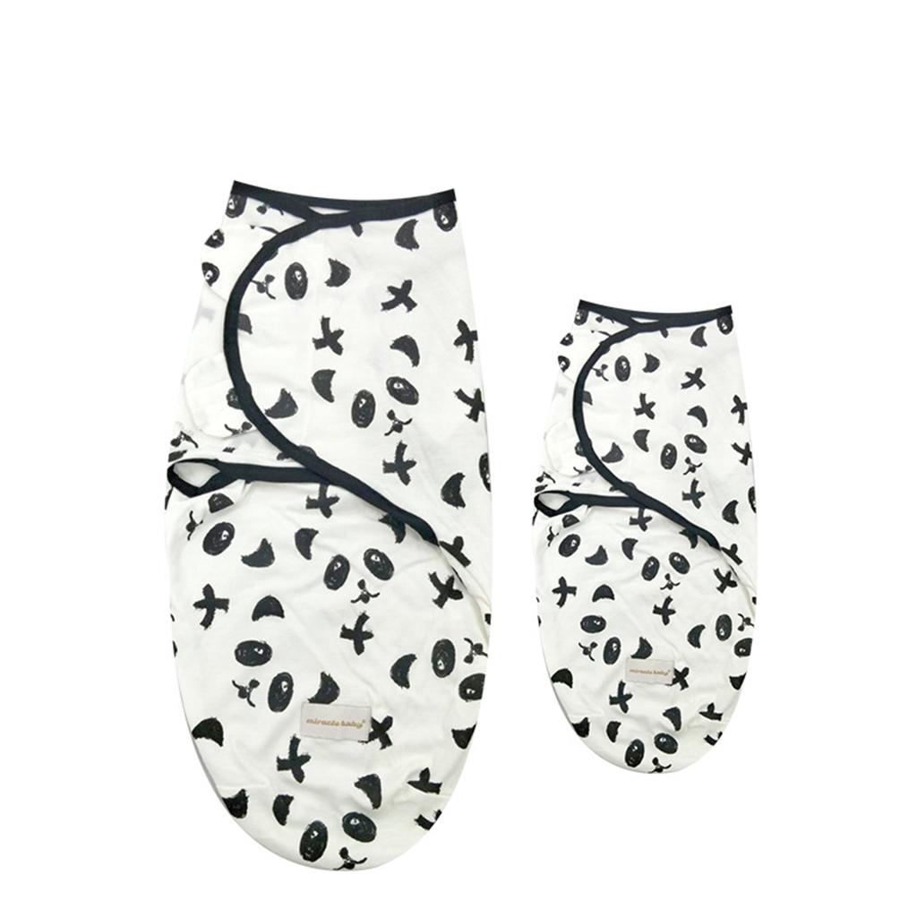 Baby Infant Swaddle Wrap Blanket Sleeping Bag Panda (0-6M)