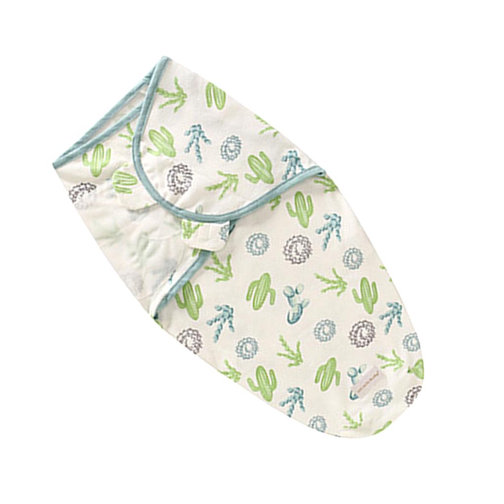 Baby Infant Swaddle Wrap Blanket Sleeping Bag Cactus (0-3M)