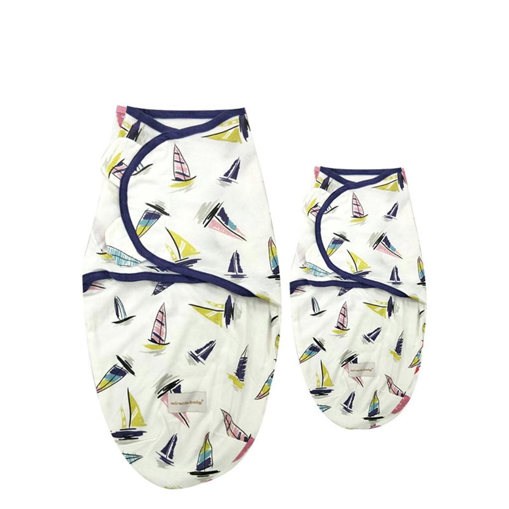 Baby Infant Swaddle Wrap Blanket Sleeping Bag Boat (0-3M)