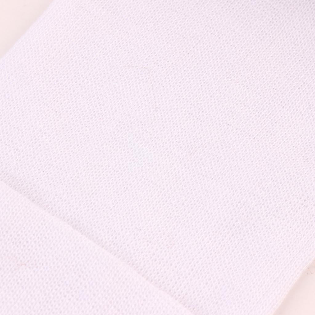 Cute Newborn Baby Soft Comfy Ball Hospital Cap Warm Beanie Hat White