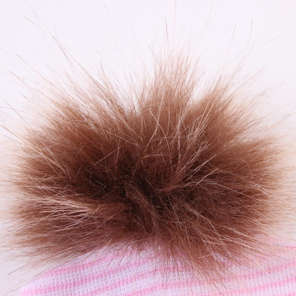 Cute Newborn Baby Soft Comfy Ball Hospital Cap Warm Beanie Hat Blue