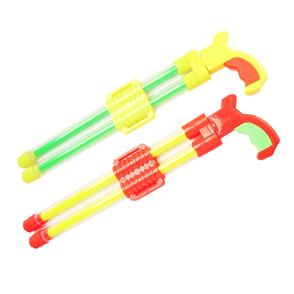 2Pcs Water Blaster Pistol Squirter Hydro Shooting Pump Kids Garden Pool Toy