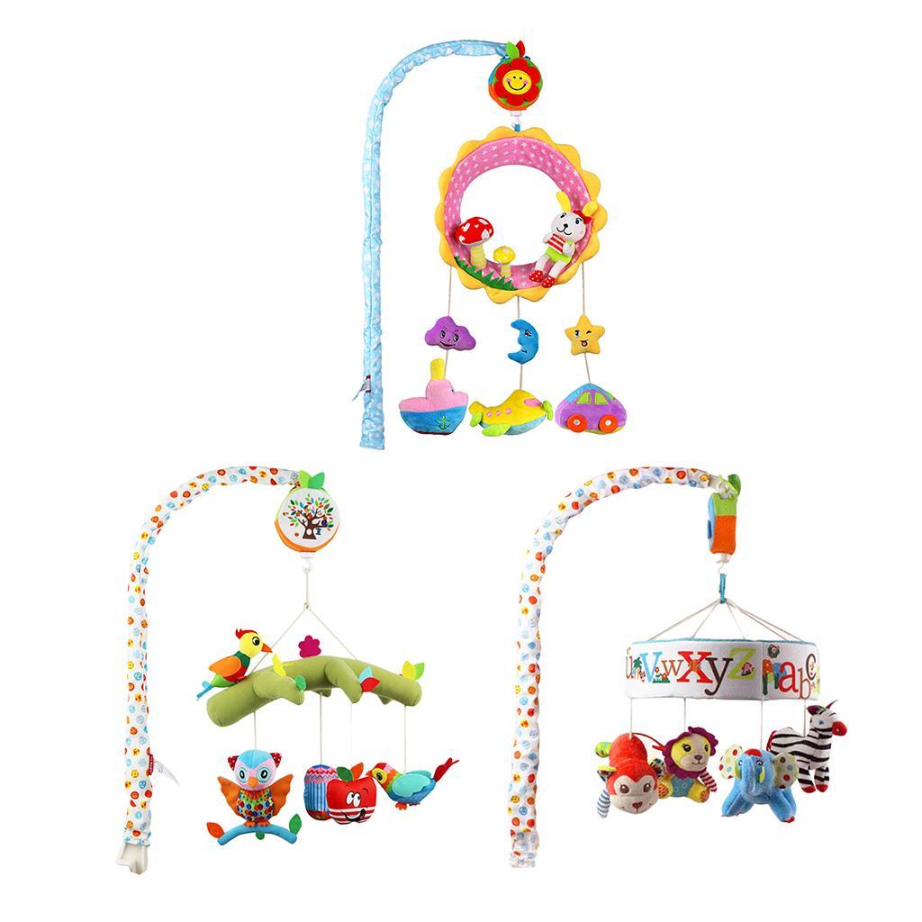 Baby Infant Soft Musical Bed Cot Mobile Nusery Lullaby Toys Style-1