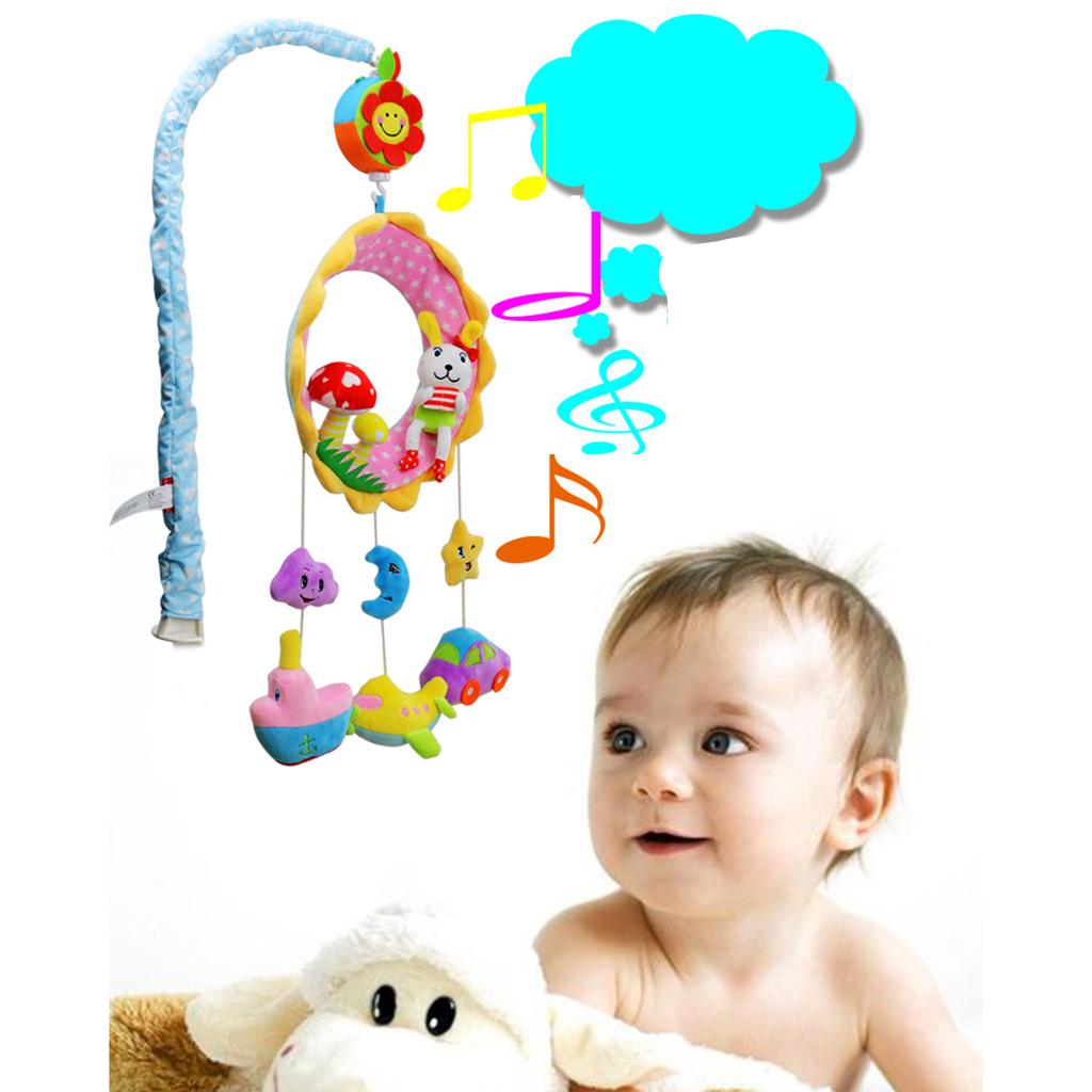 Baby Infant Soft Musical Bed Cot Mobile Nusery Lullaby Toys Style-1