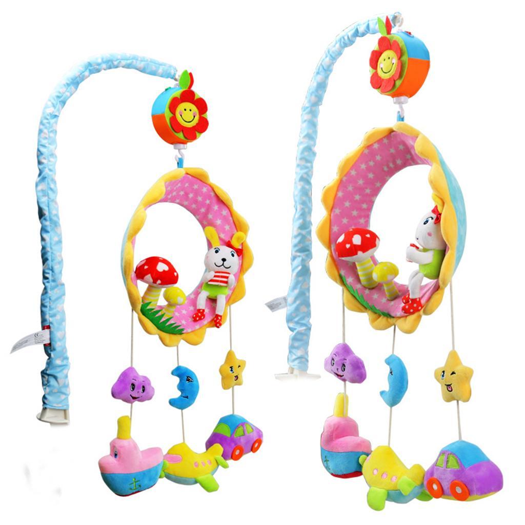 Baby Infant Soft Musical Bed Cot Mobile Nusery Lullaby Toys Style-1