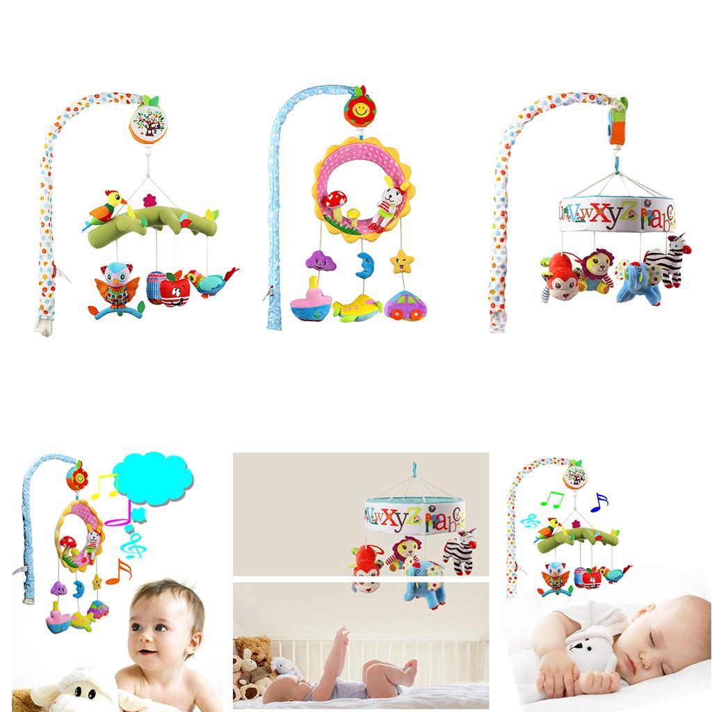 Baby Infant Soft Musical Bed Cot Mobile Nusery Lullaby Toys Style-1