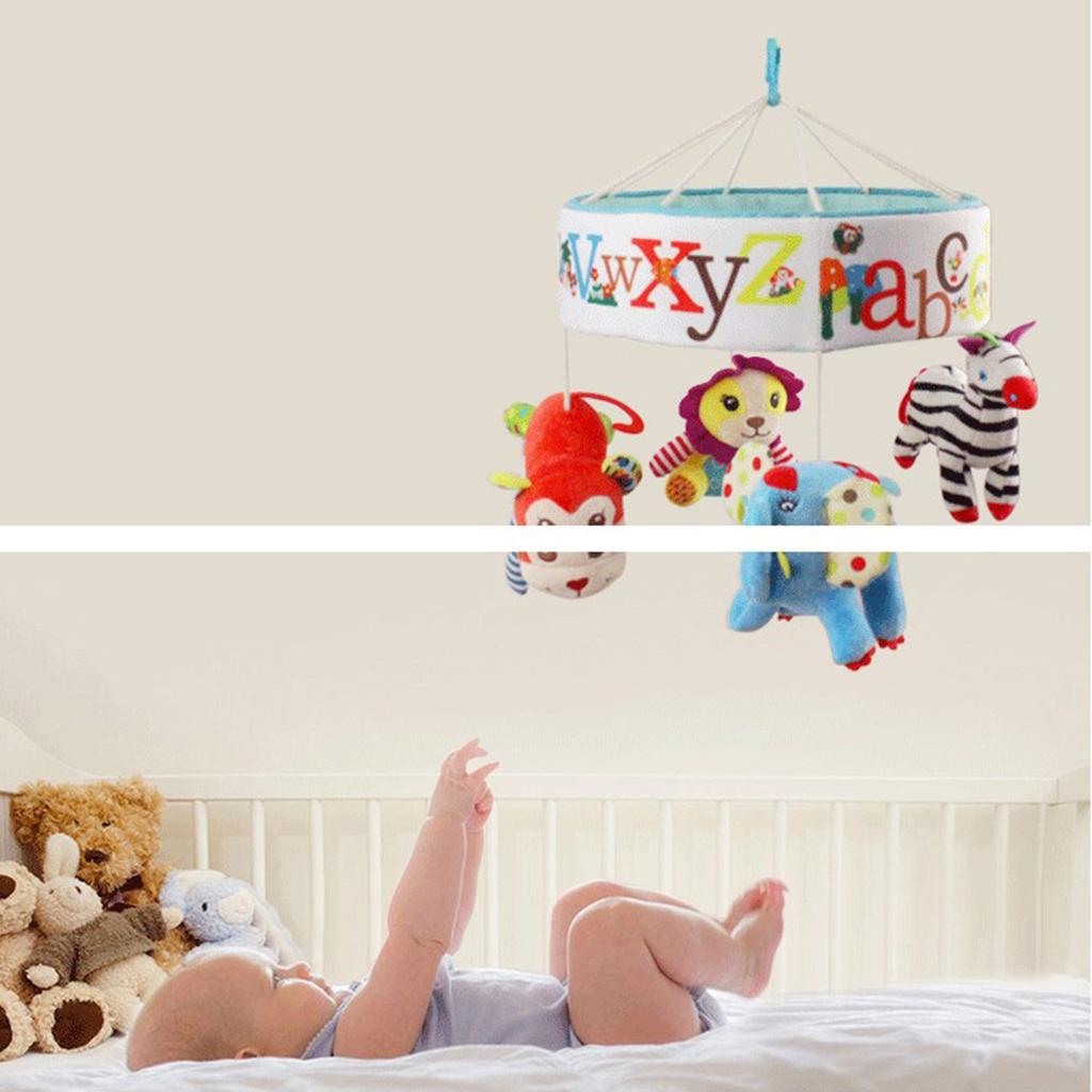 Baby Infant Soft Musical Bed Cot Mobile Nusery Lullaby Toys Style-2