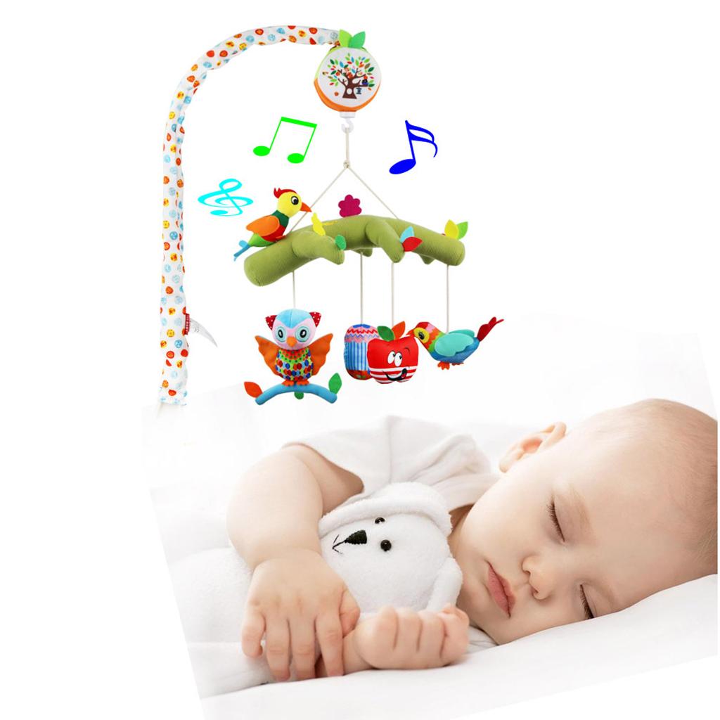 Baby Infant Soft Musical Bed Cot Mobile Nusery Lullaby Toys Style-3