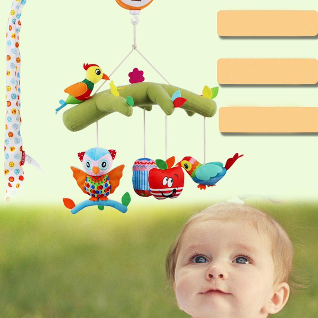 Baby Infant Soft Musical Bed Cot Mobile Nusery Lullaby Toys Style-3