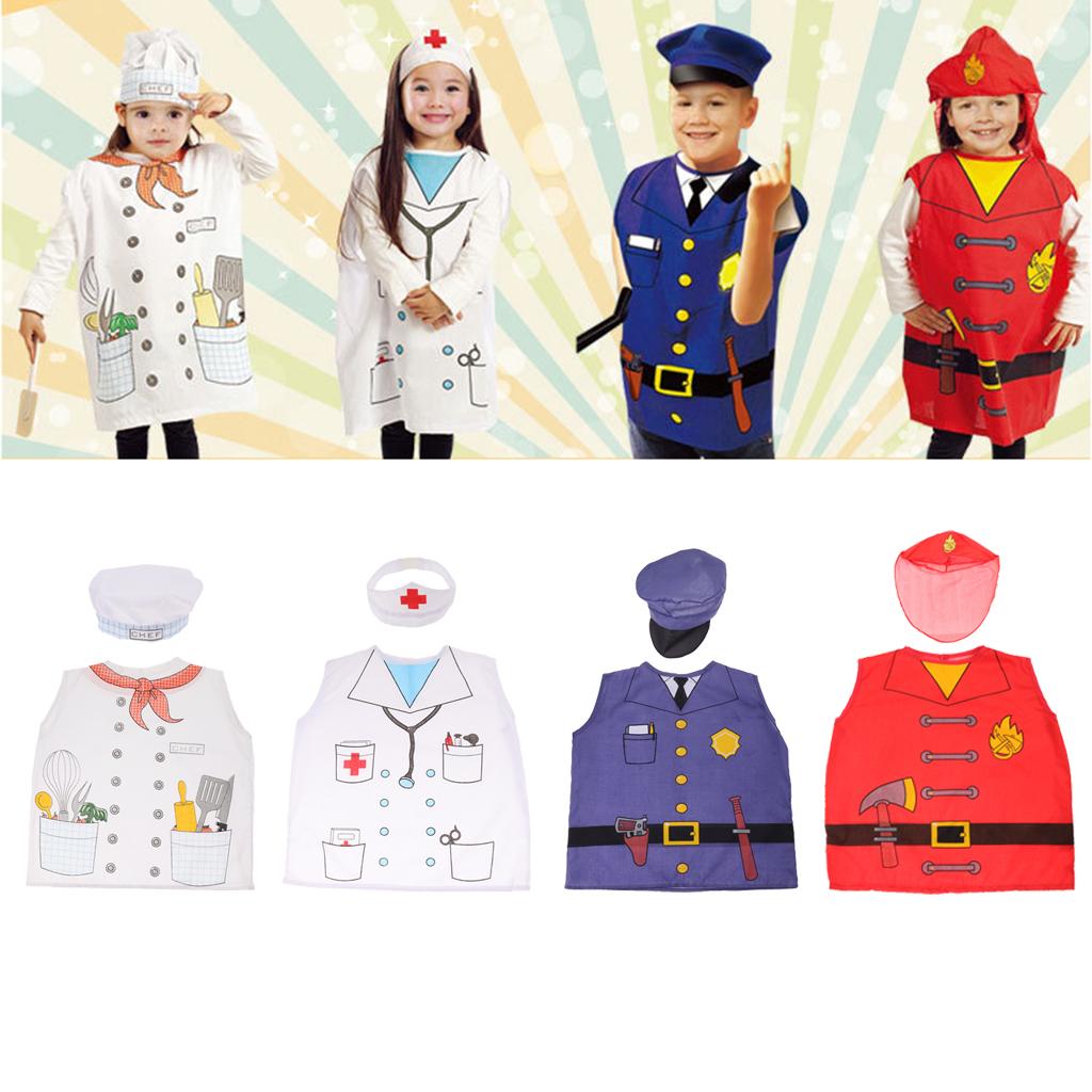 Kindergarten Performance Props Role-Playing Costumes for Child Doctor