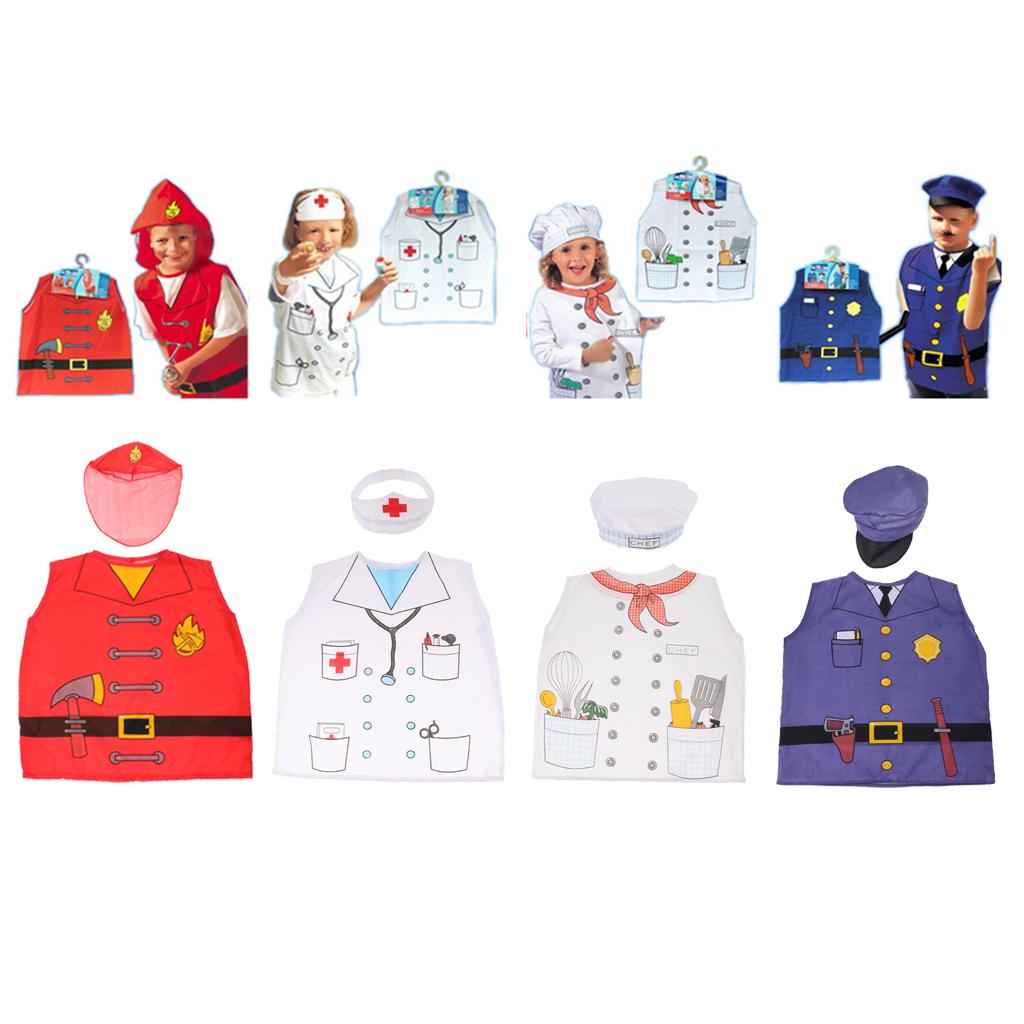 Kindergarten Performance Props Role-Playing Costumes for Child Doctor